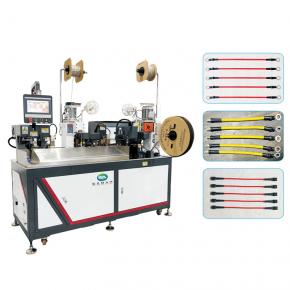 Automatic Wire Crimping Heat-Shrink Tubing Inserting Machine