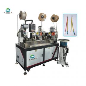 Automatic Wire Crimping and Insulated Sleeve Insertion Machine